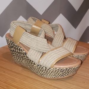 Lucky Brand Fei Platform Wedge Sandals